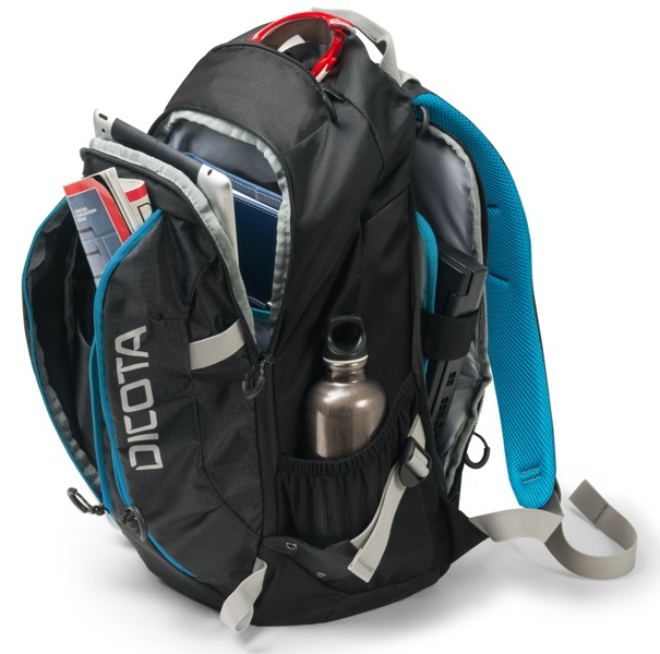 Bekijk afbeelding 2 van DICOTA Backpack Active 14-15.6 black/blauw